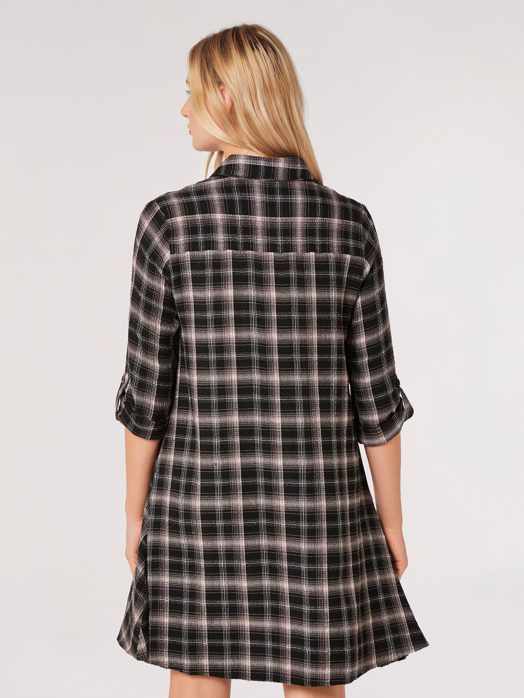 Next check shirt dress sale