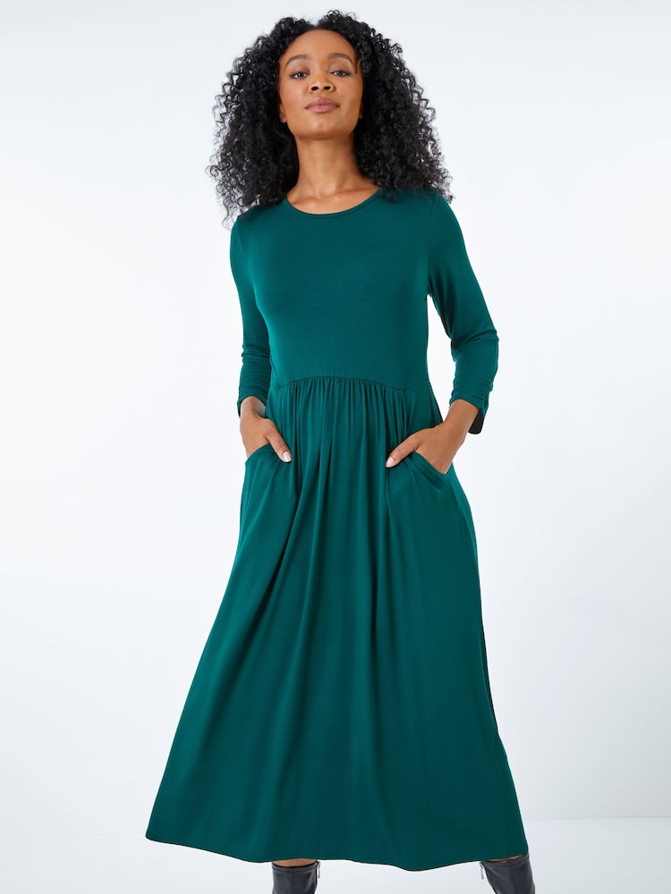 Roman Green Petite Stretch Jersey Midi Dress - Image 1 of 1