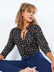 Roman Dark Blue Petite Full Length Twill Jeans - Image 4 of 5
