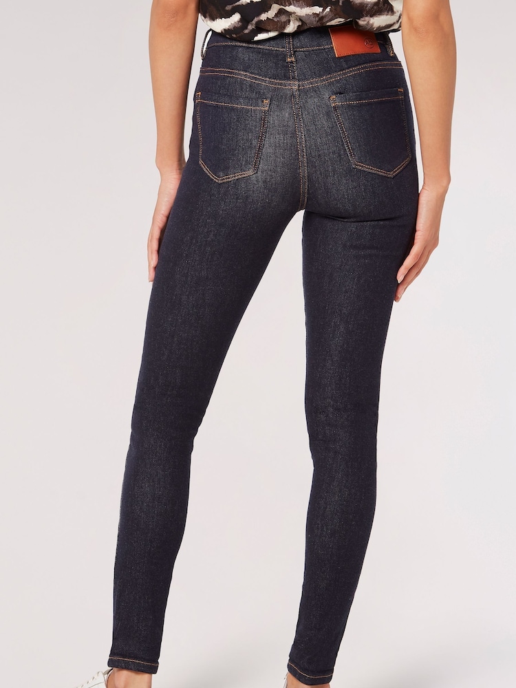 Apricot Blue Sienna Raw Denim Skinny Jeans - Image 2 of 5