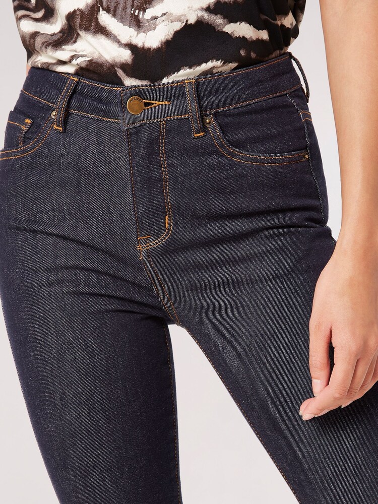 Apricot Blue Sienna Raw Denim Skinny Jeans - Image 4 of 5