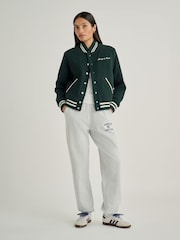 Sporty & Rich Green Syracuse Wool Varsity Jacket - Image 7 of 14