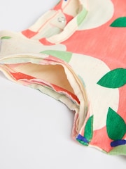 Bright Blue/Green/Orange Fruit Baby Vest Rompers 3 Pack - Image 6 of 7