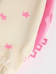 Pink/White Heart Baby Bloomer 100% Cotton Rompers 3 Pack - Image 11 of 11