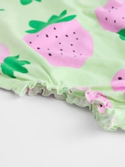 Multi Bright Fruit Baby Vest Rompers 3 Pack - Image 6 of 8