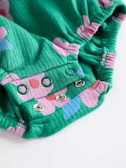 Mehrfarbig, hell geblümt - Baby Bloomer 100% Cotton Romper 3 Pack - Bild 11 von 12