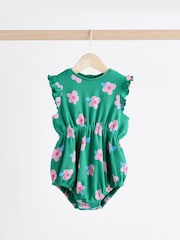 Mehrfarbig, hell geblümt - Baby Bloomer 100% Cotton Romper 3 Pack - Bild 5 von 12