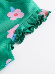 Mehrfarbig, hell geblümt - Baby Bloomer 100% Cotton Romper 3 Pack - Bild 9 von 12