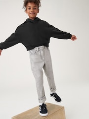 Noir - Sweat à capuche court (3-16 ans) - Image 1 de 5