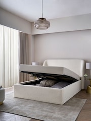 Lipsy Cream Ottoman Peony Bed - Image 4 of 10