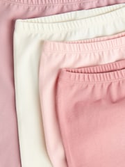 Pink, Uni - Baby-Leggings im 4er-Pack - Bild 4 von 6