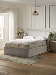 Lipsy Grey Ottoman Peony Bed - Image 1 of 7