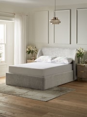 Lipsy Grey Ottoman Peony Bed - Image 2 of 7