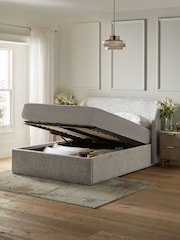 Lipsy Grey Ottoman Peony Bed - Image 3 of 7