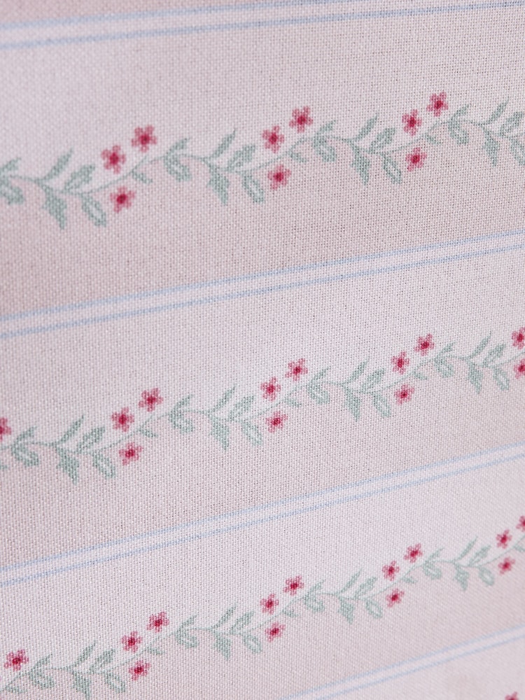 Cath Kidston Pink Upholstered Metal Tie Bed - Image 7 of 7