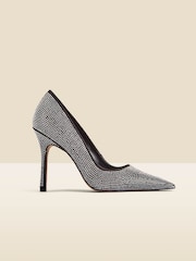 Sosandar Silver Hot Fix Court Shoes - Image 2 of 5