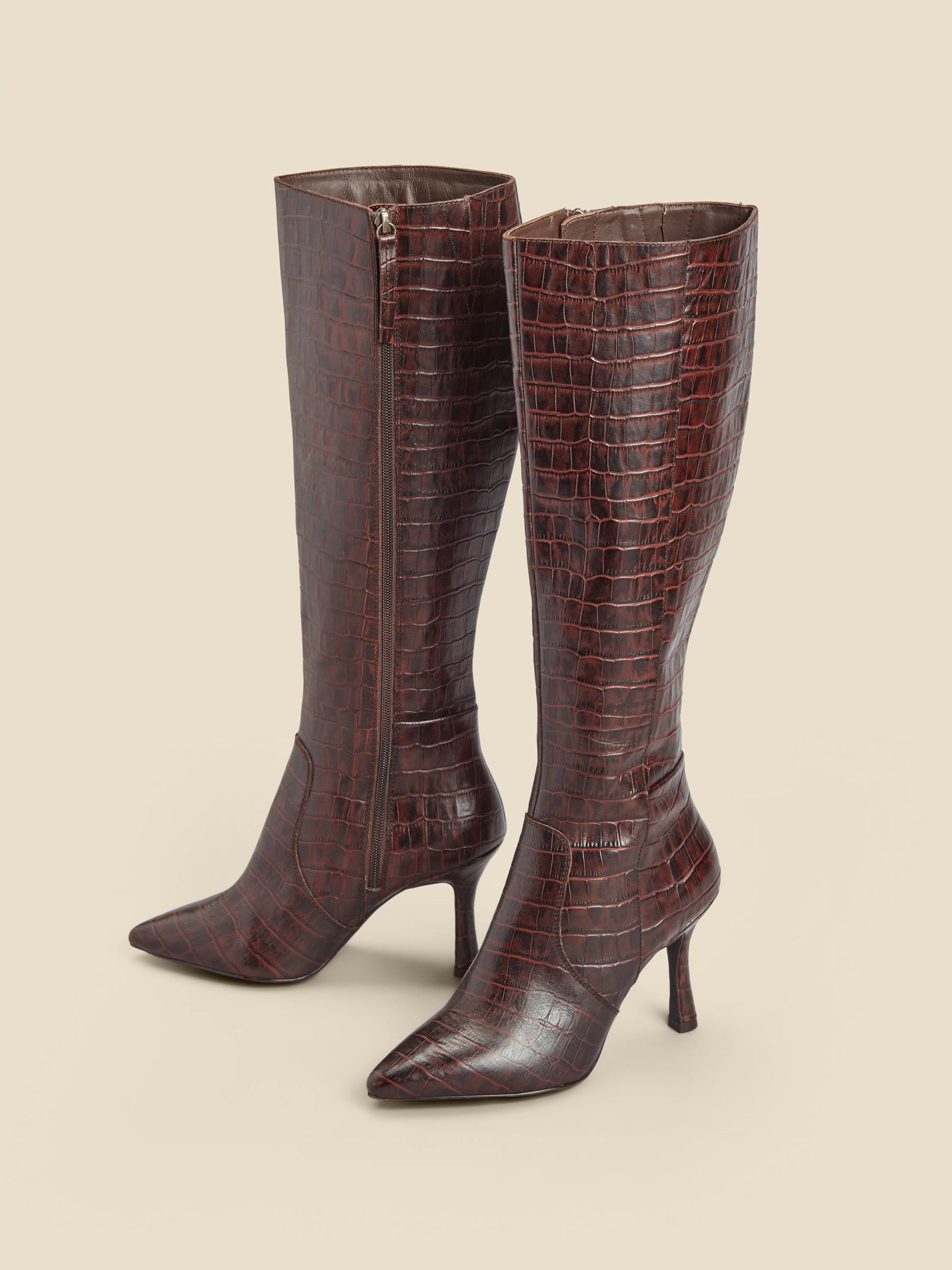 Croc knee high boots sales