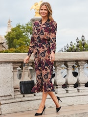 Sosandar Baroque Maxi-Hemdkleid mit Gürtel - Bild 2 von 5