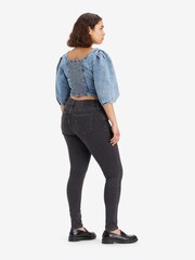 Черный - Джинсы облегающего кроя с завышенной талией Levi's® 720™  - Изображение 2 из 9