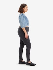Черный - Джинсы облегающего кроя с завышенной талией Levi's® 720™  - Изображение 4 из 9