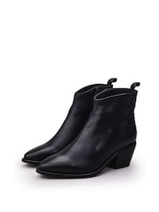 Moda in Pelle Maevie Pointed Side Zip Western Boots Stud Back Detail - Image 2 of 5