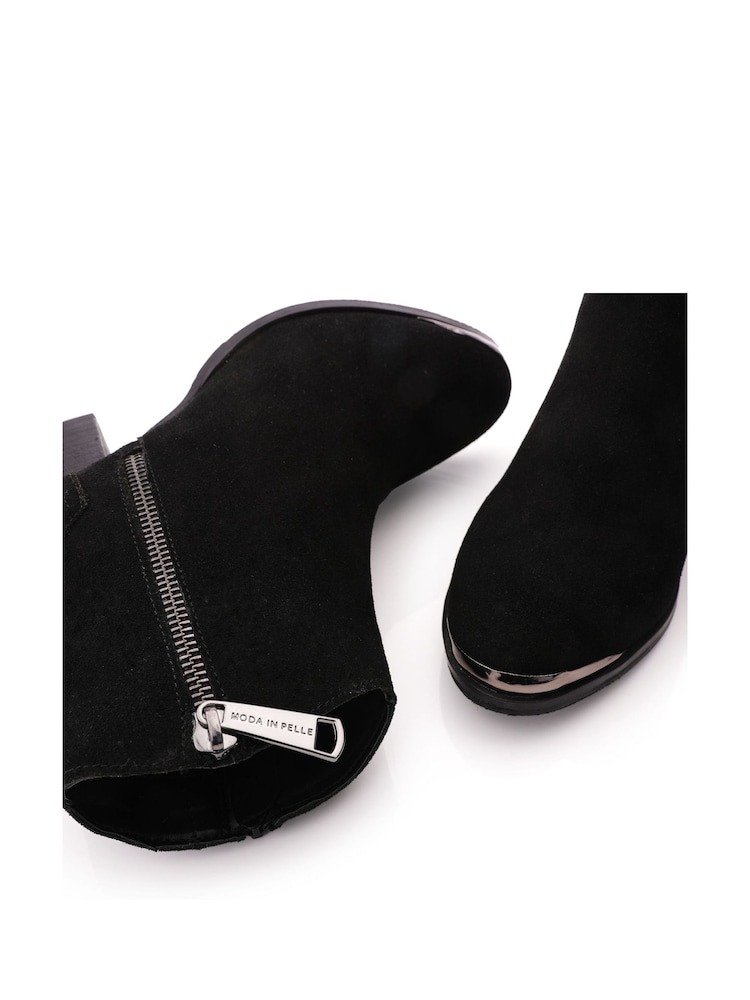 Moda In Pelle Dania Western Style Ankle Boots - Image 4 of 4
