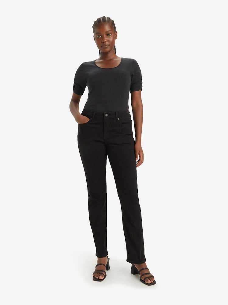 Levi's® Black Slim 712™ Welt Pocket Jeans - Image 2 of 10