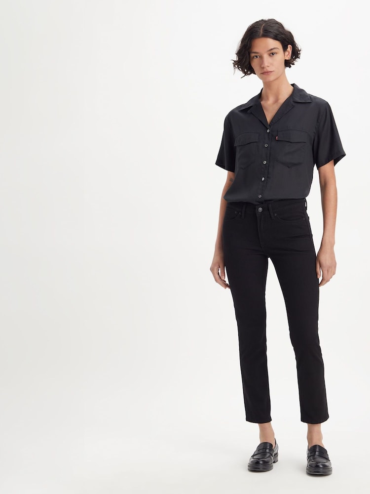 Levi's® Black Slim 712™ Welt Pocket Jeans - Image 4 of 10