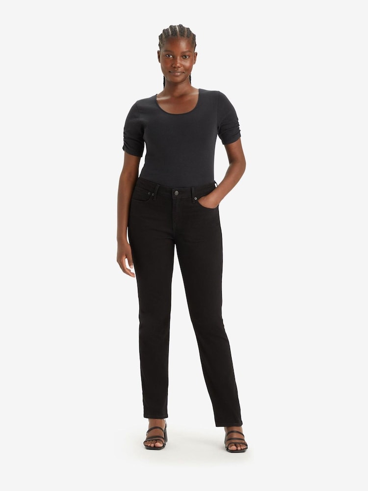 Levi's® Black Slim 712™ Welt Pocket Jeans - Image 6 of 10