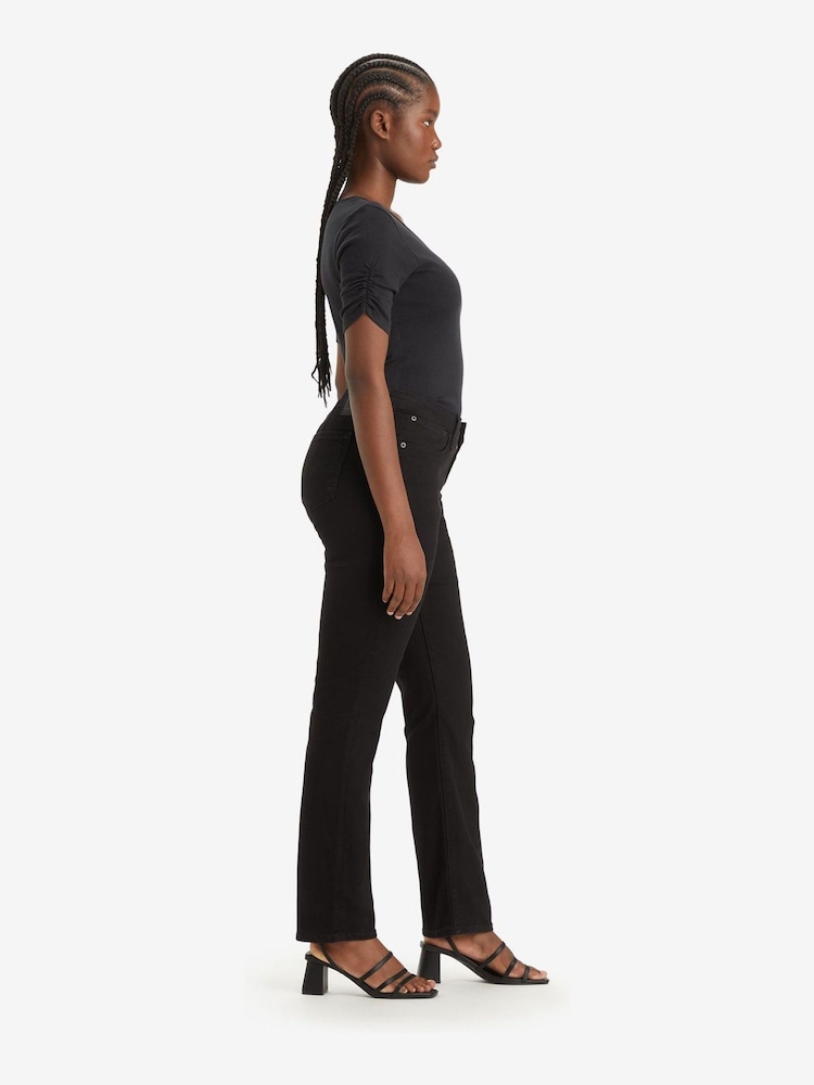 Levi's® Black Slim 712™ Welt Pocket Jeans - Image 8 of 10
