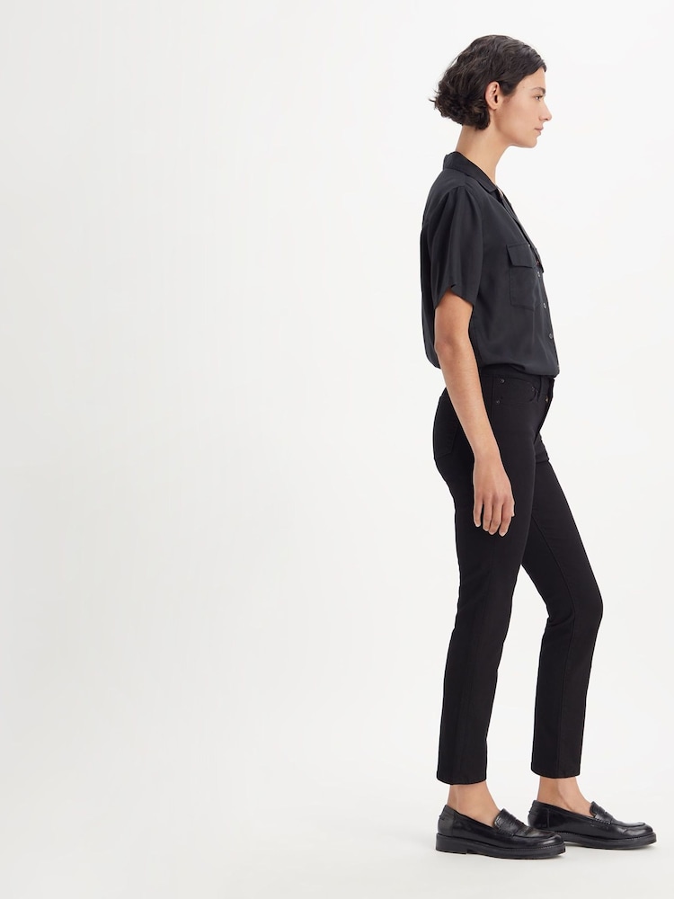 Levi's® Black Slim 712™ Welt Pocket Jeans - Image 9 of 10