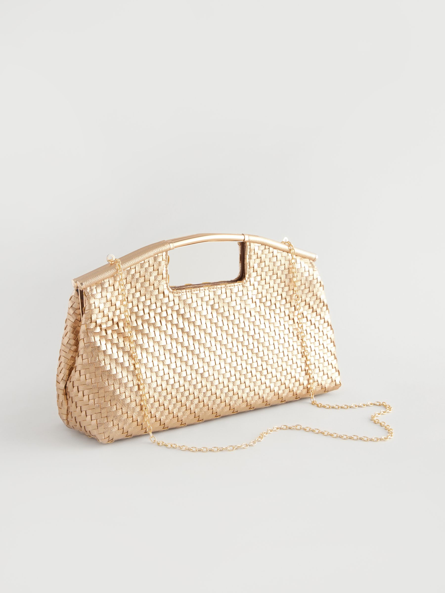 Gold metal bag outlet