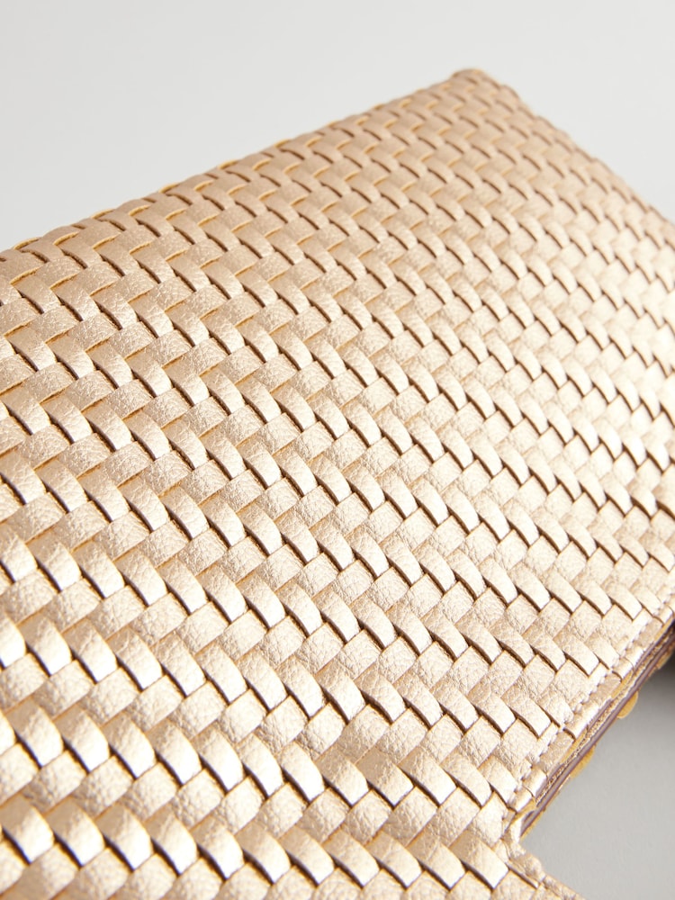 Gold Metal Handle Bag - Image 7 of 7 Gold Metal Handle Bag - Image 7 of 7