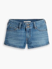 Levi's® Blue Superlow 100% Cotton Shorts - Image 4 of 5