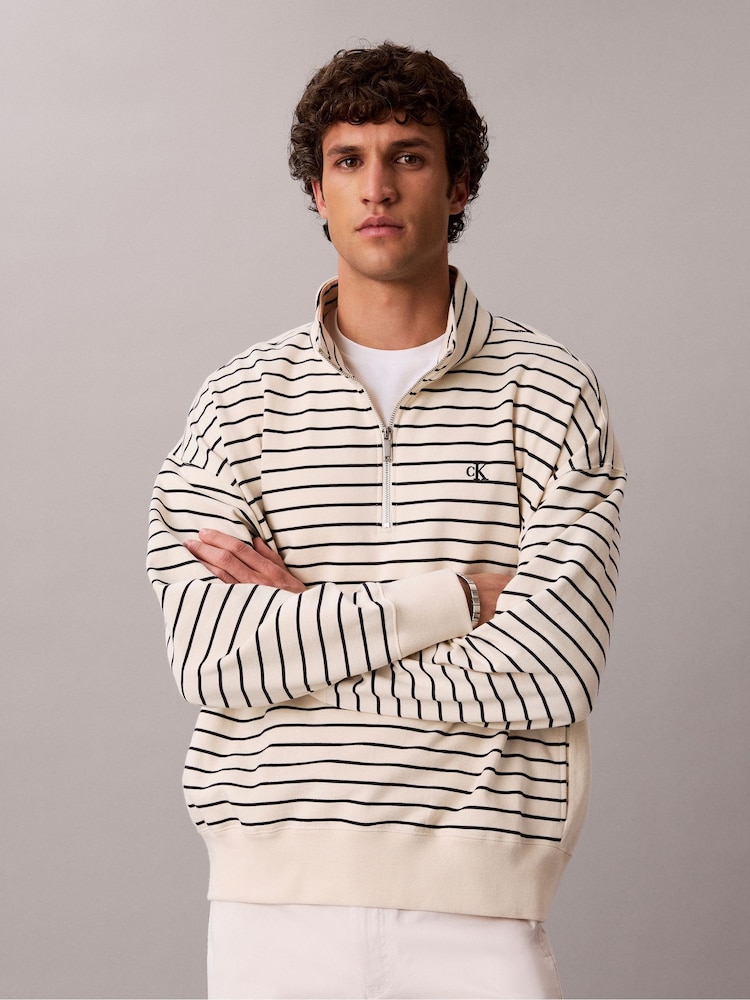 Calvin Klein Relaxed Cotton Terry սվիտեր - Պատկեր 1 5-ից