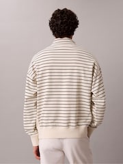 Calvin Klein Relaxed Cotton Terry սվիտեր - Պատկեր 2 5-ից