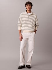 Calvin Klein Relaxed Cotton Terry սվիտեր - Պատկեր 4 5-ից