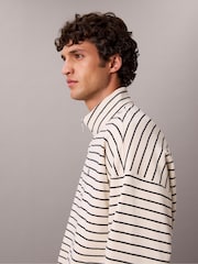 Calvin Klein Relaxed Cotton Terry սվիտեր - Պատկեր 5 5-ից