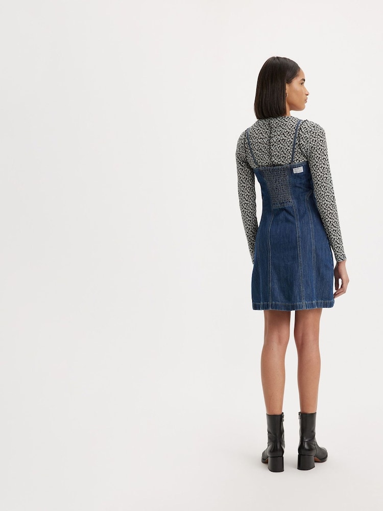 Levi's® Blue Malene Bustier Dress - Image 2 of 7