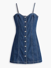 Levi's® Blue Malene Bustier Dress - Image 5 of 7