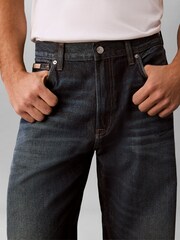 Calvin Klein Blue 90s Straight Jeans - Image 4 of 6