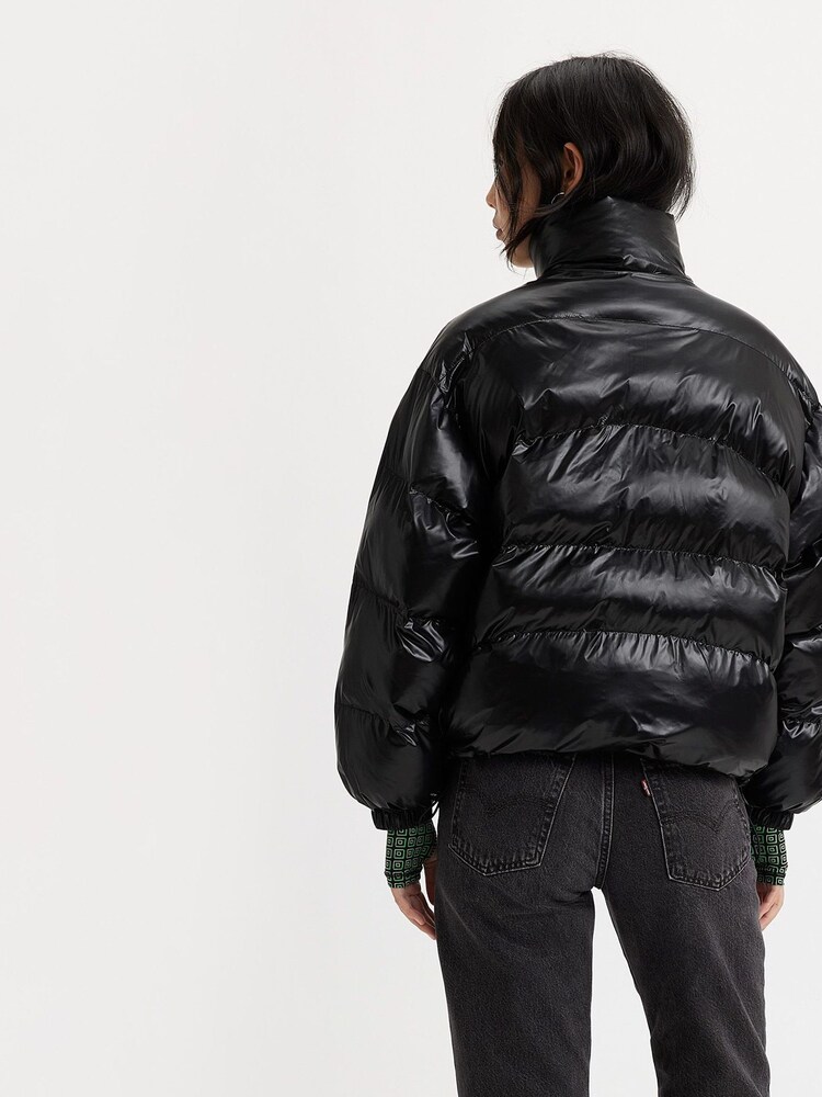 Levi's® Black Retro Puffer Jacket - Image 2 of 2