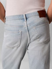 Calvin Klein Blue Classic Tapered Jeans - Image 3 of 5