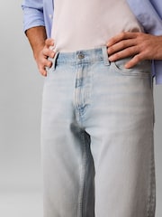 Calvin Klein Blue Classic Tapered Jeans - Image 4 of 5