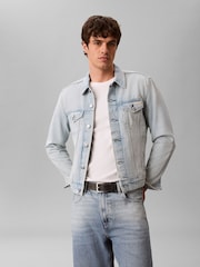 Calvin Klein Slim Denim Trucker Jacket - 6의 이미지 1