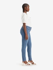 Синий - ® Джинсы с двумя пуговицами Levi's 711™ - Изображение 4 из 9