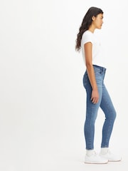 Синий - ® Джинсы с двумя пуговицами Levi's 711™ - Изображение 7 из 9