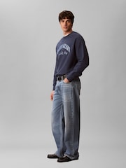 Calvin Klein Blue Baggy Jeans - Image 4 of 7