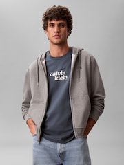 Calvin Klein Blue Relaxed Logo T-Shirt - Image 1 of 6