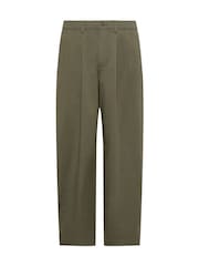 Calvin Klein Green Comfort Cotton Relaxed Chino Trousers - Image 6 of 6